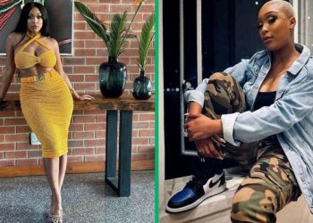 Minnie Dlamini Strips Down to Underwear and Addresses Body Positivity