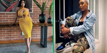 Minnie Dlamini Strips Down to Underwear and Addresses Body Positivity