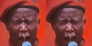 “It Was Sinuses” Malema Reacts As Photo Of His Runny Nose Goes Viral