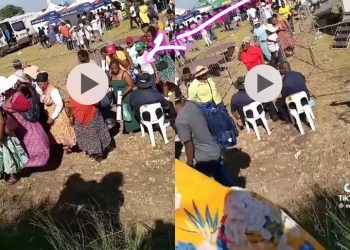 Look What Allegedly Happened when Ramaphosa was About to Address