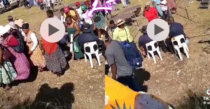 Look What Allegedly Happened when Ramaphosa was About to Address