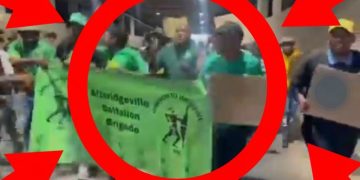 Mk Party Had A Violent, Brutal Protest, They Even Threatened To Burn Down The IEC Offices, See Why