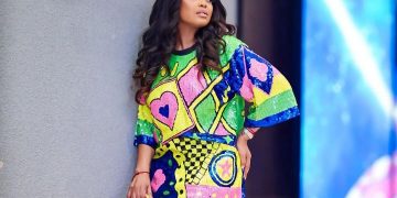 Lerato Kganyago Shines Bright In A Colourful Outfit On Social Media