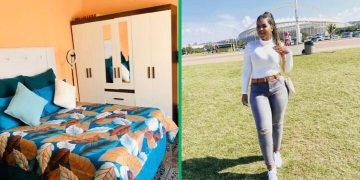 Pictures of Woman’s Creative Colourful Bedroom, Leaves Mzansi Inspired
