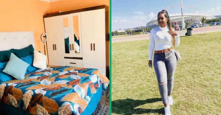 Pictures of Woman’s Creative Colourful Bedroom, Leaves Mzansi Inspired