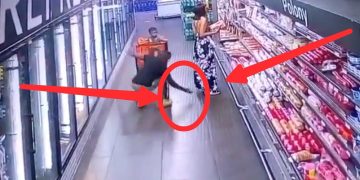 Man Caught On Camera Doing This With A Strange Woman In A Spaza Shop That Got Attention