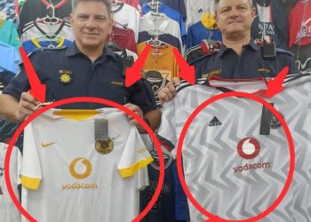 SAPS Recovers R300 Million After Seizing Fake Kaizer Chiefs Jersey And Other Counterfeited Items