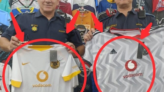 SAPS Recovers R300 Million After Seizing Fake Kaizer Chiefs Jersey And Other Counterfeited Items