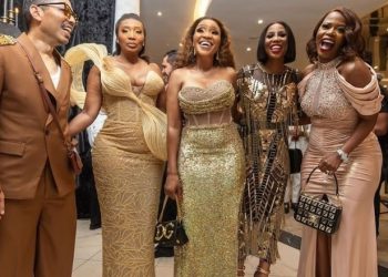 Norma Mngoma Posts Photos with Friends in Matching Outfits