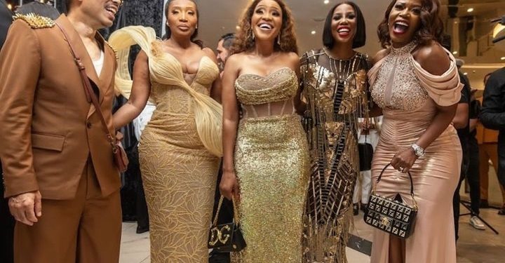 Norma Mngoma Posts Photos with Friends in Matching Outfits