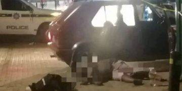 A man collapsed at the petrol station after receiving a call stating all his 3 children were not his