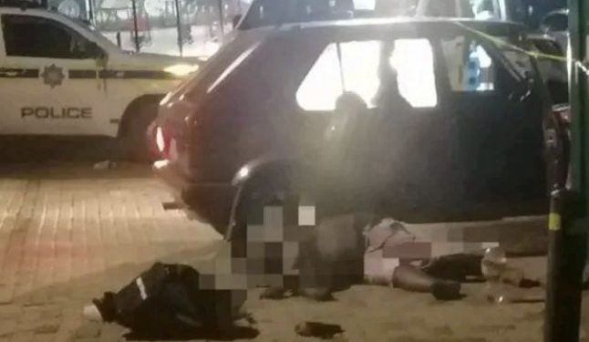 A man collapsed at the petrol station after receiving a call stating all his 3 children were not his