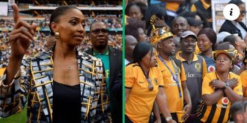 “Now she Feels our pain ” – Mzansi Reacts ” Now she Feels our pain ” – Mzansi Reacts as Jessica Motaung was Caught crying at soweto Derby