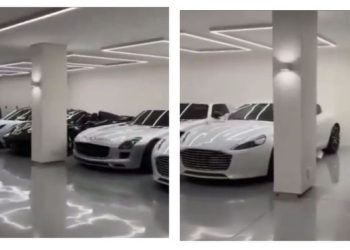 VIDEO: DJ Black Coffee’s car collection is amazing. Look at how may cars he has