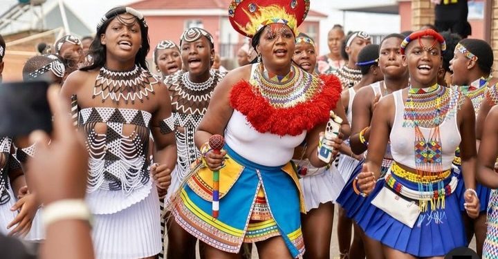 MaMkhize Posts Pictures on Instagram in Traditional Attire