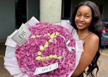 Zee from Big Brother Mzansi Radiates Joy as She Shares a Stunning Photo With Her Bouquet of Flowers