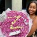 Zee from Big Brother Mzansi Radiates Joy as She Shares a Stunning Photo With Her Bouquet of Flowers
