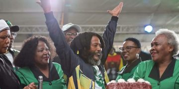 AbaThembu King Dalindyebo Makes Striking Appearance in ANC Regalia at EC Chris Hani Manifesto Launch