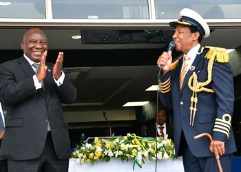 Look At The Way Bishop Dr. Engenas Address President Cyril That Left Him Smiling, See Picture