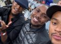 Makhekhe, Jareed and Sinaye reunite to watch a match at the stadium