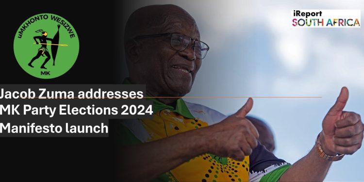 WATCH LIVE | Jacob Zuma addresses MK Party Elections 2024 Manifesto launch at Orlando Stadium
