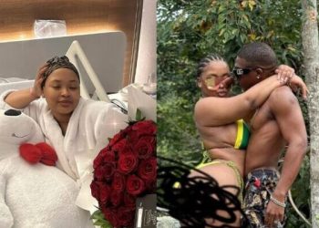 Cyan Boujee recovering in style after third BBL surgery, Mystery boyfriend spoils her rotten