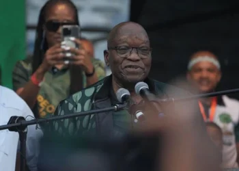 Watch: Zuma Makes Grand Entrance At Orlando Stadium For Party’s Manifesto Launch