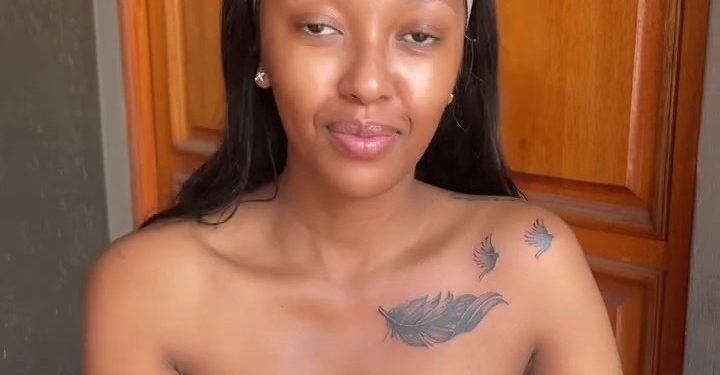 Gcinile covered the tattoo of her baby Daddy’s name Grootman