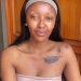 Gcinile covered the tattoo of her baby Daddy’s name Grootman