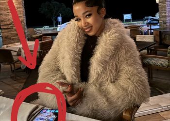 Woman accused of dating Jacob Zuma after people noticed something on her phone.