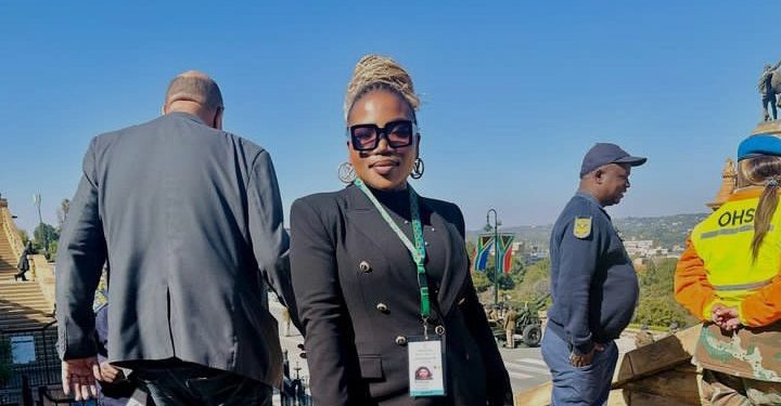 Makhadzi Stuns In Elegant Attire At President Ramaphosa’s Inauguration