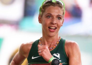 South Africa’s Gerda Steyn wins the 2024 women’s Comrades Marathon.