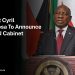 Watch Live | President Cyril Ramaphosa Announce New GNU Cabinet