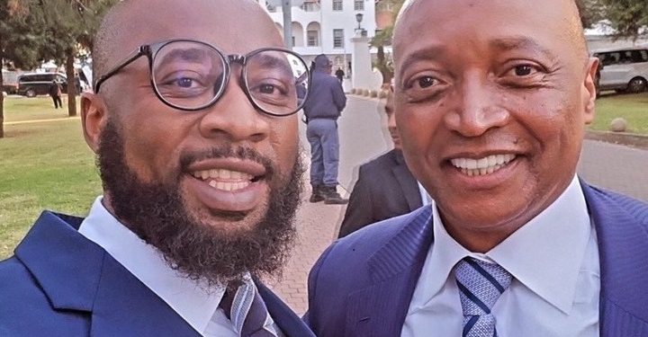 Ramaphosa’s Son Seen with Billionaire Uncle, Patrice Motsepe, at Presidential Inauguration