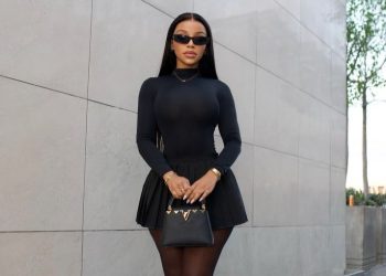 Faith Nketsi Asking What Is On The Menu In All Black Stunning Outfit