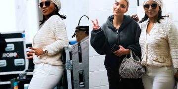 Photos: Boity rubs shoulders with Kim Kardashian