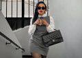 Kefilwe Mabote Sets Instagram Ablaze With Her Stunning Grey And White Outfits
