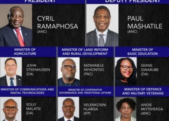 Here is the new GNU cabinet that has been announced by President Cyril Ramaphosa
