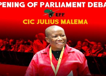 EFF Leader Julius Malema Debate on Opening of Parliament Address by President Cyril Ramaphosa
