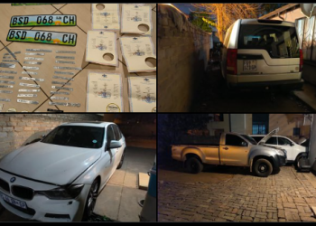 Gauteng Police have arrested a Eswatini national in Johannesburg and seized four stolen/hijacked vehicles