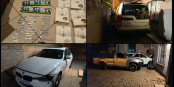 Gauteng Police have arrested a Eswatini national in Johannesburg and seized four stolen/hijacked vehicles