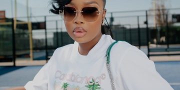 Sithelo Shozi Stuns Fans With Her All-White Tennis Court Attire at Monte Casino