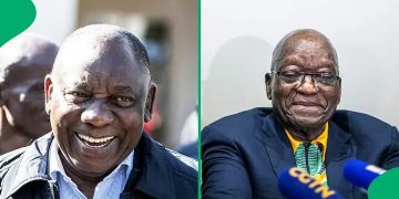 Ramaphosa playfully mocks Zuma’s number fumble in a viral TikTok video, leaving netizens in stitches