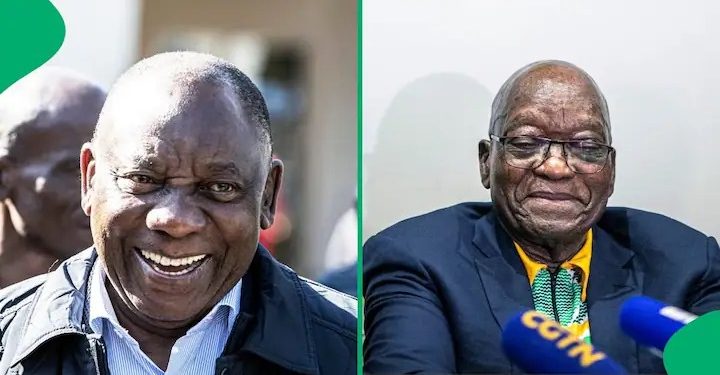 Ramaphosa playfully mocks Zuma’s number fumble in a viral TikTok video, leaving netizens in stitches
