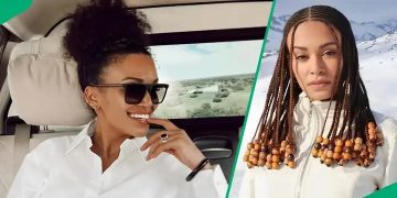 Pearl Thusi Takes Provocative Picture in Skimpy Outfit, SA Unimpressed