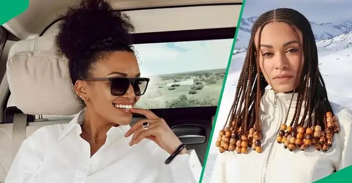Pearl Thusi Takes Provocative Picture in Skimpy Outfit, SA Unimpressed