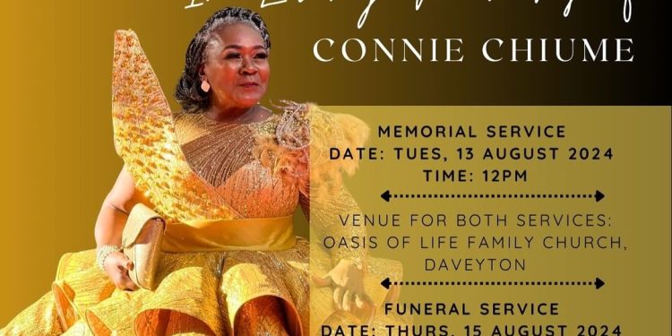 Watch Live | Memorial Service Of Connie Chiume