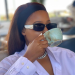 Natasha Thahane Welcomes Monday In Style With Stunning Black And White Outfit And Coffee Ritual