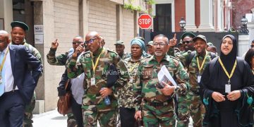 MK Party MPs Spark Controversy by Wearing Camouflage Gear to Parliament