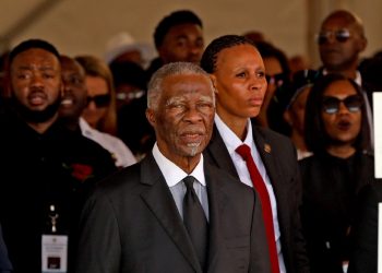 Mbeki Snubbed at Tito Mboweni’s Funeral, Sparking Questions About Political Unity in South Africa